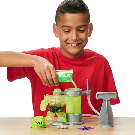 Heroes of Goo Jit Zu Hero Creator Rockjaw Mix, Fill & Create Your Own Stretchy Action Figure Ages 4+
