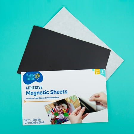 (3 pack) Hello Hobby Adhesive Magnetic Sheets, Boys and Girls, Child, Ages 8+