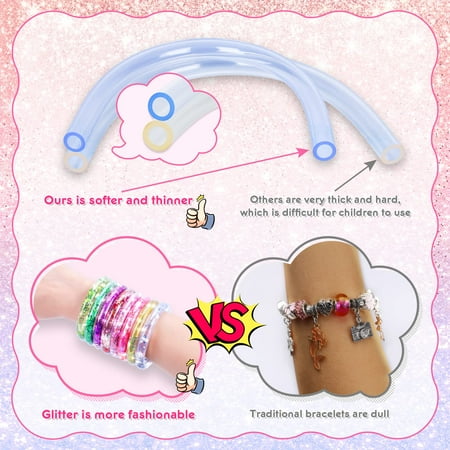 5 6 7 8 9 10 Year Old Girl Gifts, Art and Craft for Kids Age 6-8 Gifts for Girl Toys Age 6-12 Crafts for Girls Ages 7-10 Art Kit Toys for Girls Bracelet Making Kit for Girls Birthday Gift Craft Set