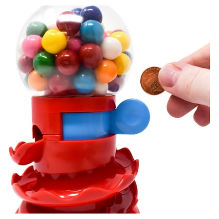 Toymendous Classic Gumball Bank with Gumballs, Novelty & Gag Toys for Children ages 3+