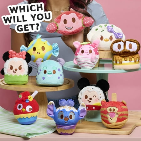 Disney Munchlings Single Serve Scented Collectible Plush, Kids Toys for Ages 0+