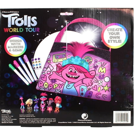 Trolls World Tour Color N Style Purse Activity Set