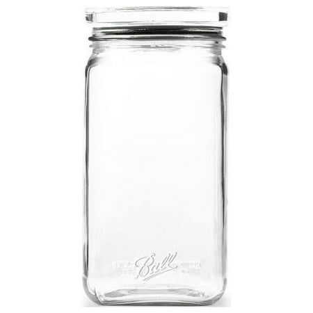 Ball? Stack & Store Half-Gallon Jar (9.9 Cup/79 oz.), Glass Storage Jar, 1/2 Gal.