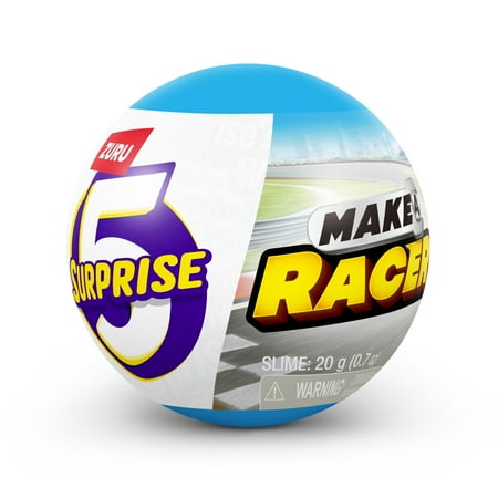 5 SURPRISE Make-A-Racer Race Car Vehicle Themed Novelty Unboxing Toy Collectible Mini's by ZURU