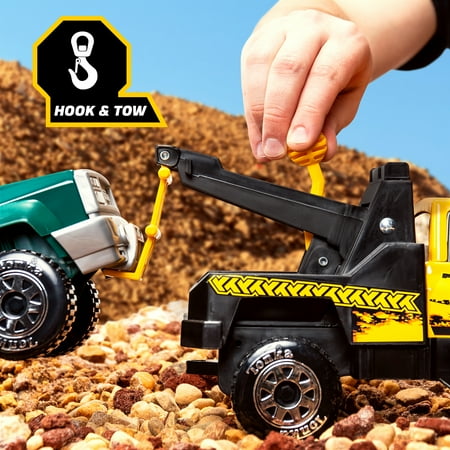 Tonka Steel Classics Tow Truck, For Girls and Boys, Ages 3 Year and Up