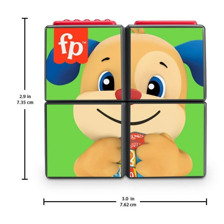 Fisher-Price Laugh & Learn Puppy?s Activity Cube Electronic Learning Toy for Baby & Toddler