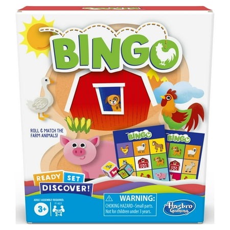 Ready Set Discover Bingo Game for Kids Ages 3+, Game for 2-4 Players (Walmart Exclusive)