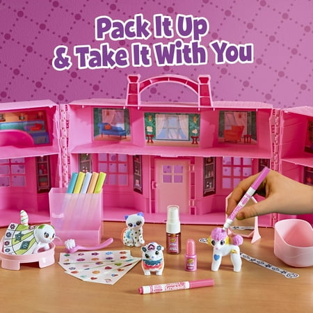 Crayola Scribble Scrubbie Pets Super Salon, Creative Toys for Kids, Coloring Gifts for Girls & Boys, Arts and Crafts, Ages 3+