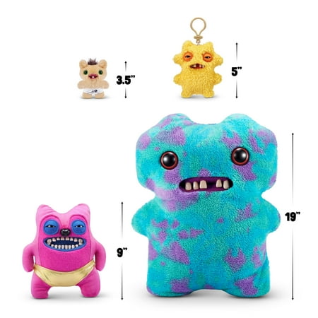 Fuggler Gold Fuggs 9 inch (Greedy Grinner), Funny Ugly Monster Soft Plush Collectible Toy by ZURU