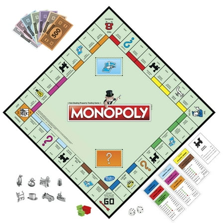 Monopoly Board Game, Family Board Game for 2 to 6 Players
