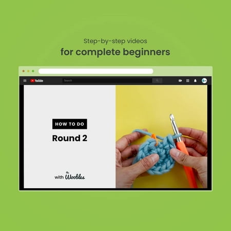 The Woobles Beginner Crochet Amigurumi Kits - Fox
