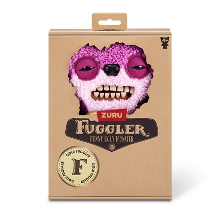 Fuggler Gold Fuggs 9 inch (Teddy Bear Nightmare), Funny Ugly Monster Soft Plush Collectible Toy by ZURU