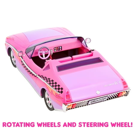 LOL Surprise City Cruiser, Pink and Purple Sports Car, Fabulous Features with Exclusive Doll, Kids Toy Gift Ages 4+