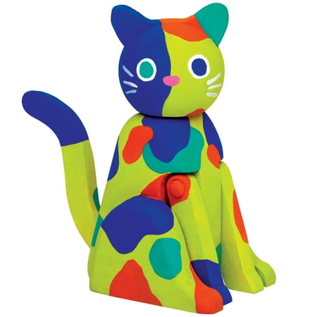 Smarts & Crafts Paint & Play Kitten,15 Pieces, for Children 6 years and up