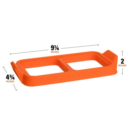 Blackstone Adventure Ready Silicone Egg Ring Tray Set with Heat-Resistant Handles, 2-Piece