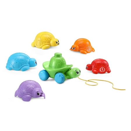 LeapFrog Nest & Count Turtle Tower with Accessories, Baby and Toddler Toys