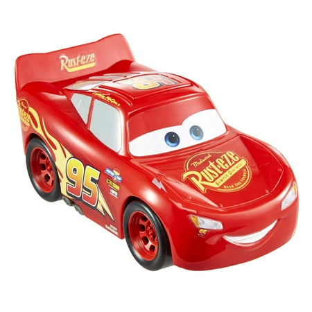 Disney Pixar Cars Track Talkers Lightning McQueen Talking Toy Car, 5.5 inch Collectible Play Vehicle