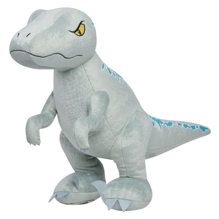 Jurassic World Extra Large Plush Blue, 16-inch Dinosaur Stuffed Animal, Blue