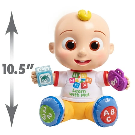 CoComelon, JJ Learning Doll, Includes Lights and Sounds, Baby and Toddler Toy