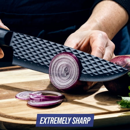 Blue Diamond 14 Piece Stainless Steel Sharp Stone Knife Set