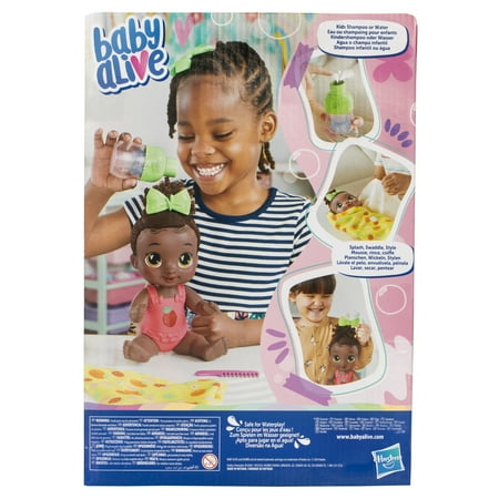 Baby Alive Shampoo Snuggle Berry Boo Black Hair Water Baby Doll