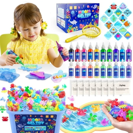Huge Wave Kids Mould Model Toys Set, Gift for Girls Age 3 4 5 6+ Years, 47PCS Model Set for Toddler Girls Christmas Birthday Gift