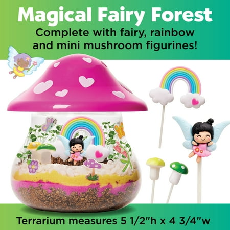 Creativity for Kids Fairy Forest Garden- Child, Beginner Craft Kit for Ages 6 to 9, Boys and Girls