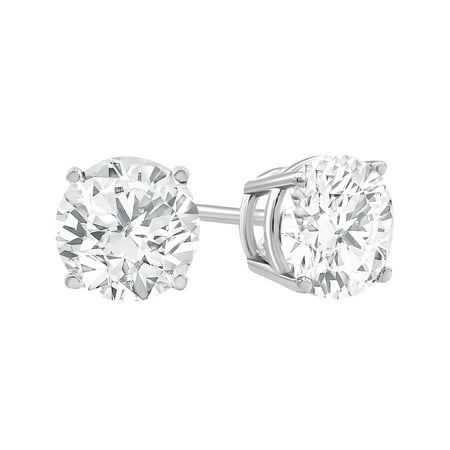 Brilliance Fine Jewelry 1/4 T.W. Diamond 10 Kt White Gold Stud Earrings  (H-I, I2-I3) 