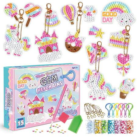 Diamond Painting Kit For Kids with Keychains, Kids Big Gem Diamond Pai – XP  Wholesale