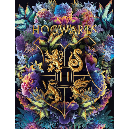 DIY 5D Diamond Painting Kits for Adults Rhinestone Embroidery Pictures Canvas Arts Crafts Home Wall Decor-12x16in(Harry Potter Badge )