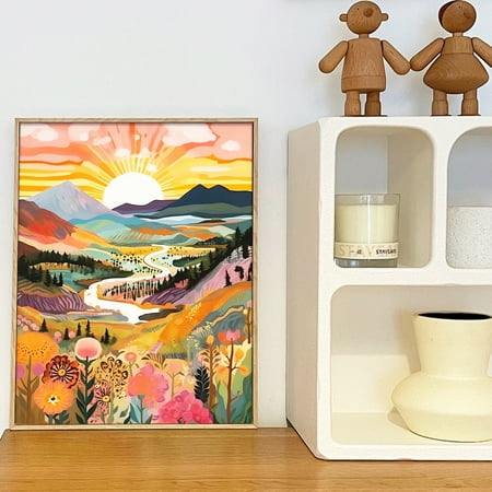 JYLMOOD DIY Paint by Number for Adults, Easy Painting by Numbers for Gift Home Wall Decor 16?W x 20?L, Other