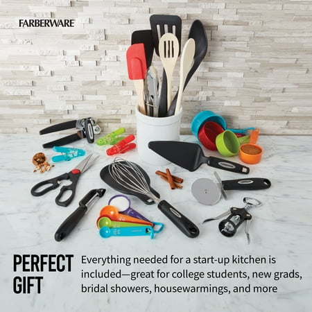 Farberware 28-Piece Kitchen Utensil & Gadget Kitchen Utensil Sets Multicolor