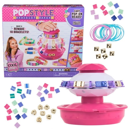 Cool Maker PopStyle Bracelet Maker with 170 Beads and Storage, Art and Craft Kit for Ages 7+
