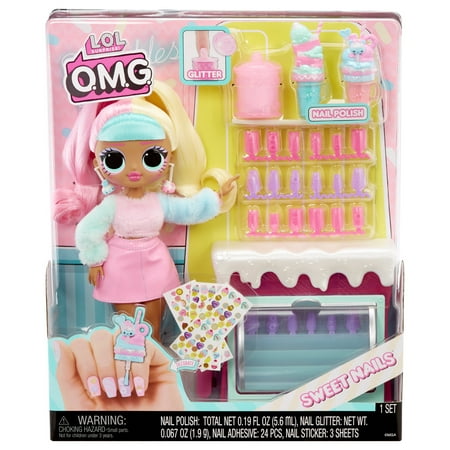 LOL Surprise OMG Sweet Nails Candylicious Sprinkles Shop Doll, Ages 4+
