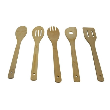 Imusa 5 Piece Bamboo Kitchen Tools