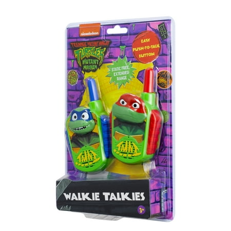 Teenage Mutant Ninja Turtles Extended Range Walkie Talkies - Action Figures Children Ages 3+