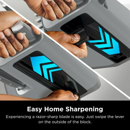 Ninja Foodi NeverDull 10-Piece Essential Knife System with Sharpener, Stainless Steel, K12010