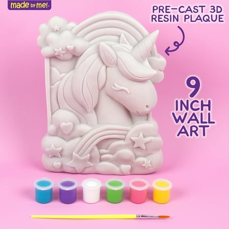 Made by Me Paint Your Own 3D Unicorn D?cor, Boys and Girls, Child, Ages 8+