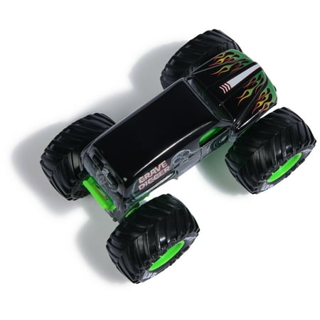 Monster Jam, Official Grave Digger Monster Truck, Die-Cast Vehicle, 1:64 Scale, Kids Toys for Boys Ages 3 and up