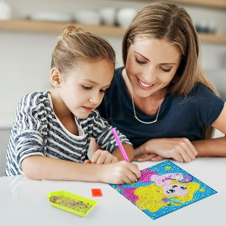 Gifts for 7 8 9 10 11 Year Old Girls: Art and Craft Kits for Kids 8-12 Birthday Gifts Toys for Girls Age 6-12 Fox Painting Kits for Children Dotz Paint by Number Supplies Present for Kids