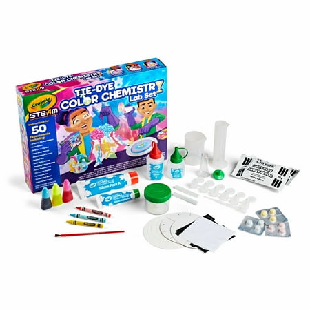 Crayola Tie Dye Color Chemistry Set for Kids, Educational Toys, Creative Unisex Gifts for Child