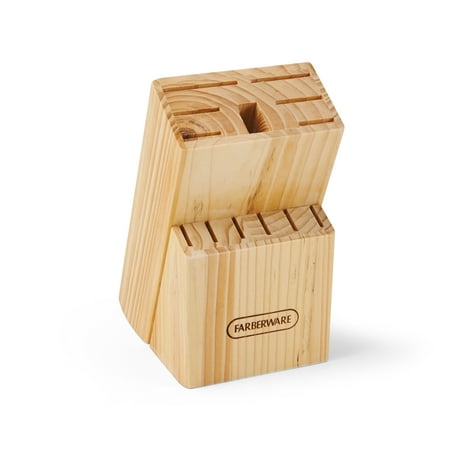 Farberware Classic 23 Piece Never Needs Sharpening Dishwasher Safe Stainless Steel Cutlery and Utensil Set in Black