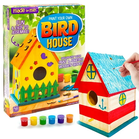 Made by Me Paint Your Own Birdhouse Kit, Boys and Girls, Child, Ages 6+, 1 Pack