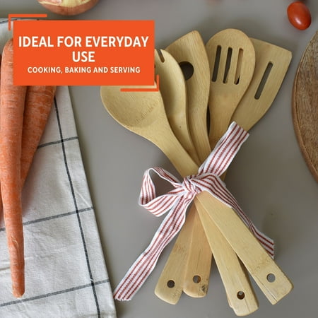 Imusa 5 Piece Bamboo Kitchen Tools