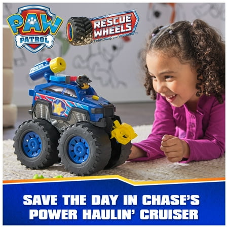 PAW Patrol: Rescue Wheels Chase?s Power Haulin? Cruiser with Lights, Sounds & Figure