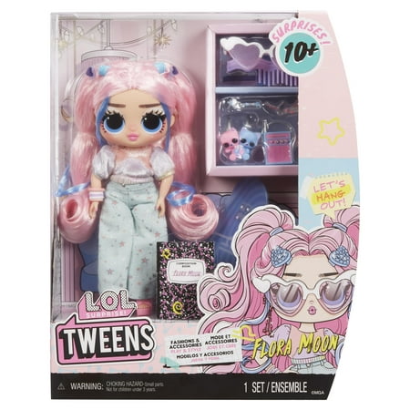 LOL Surprise Tweens Fashion Doll Flora Moon with 10+ Surprises, Multicolor, Ages 4+