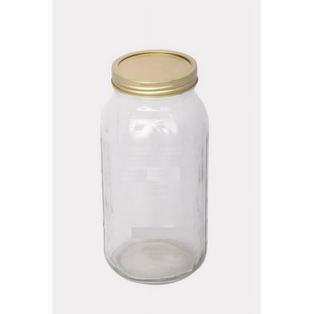 Mainstays 64 oz Airtight Glass Wide Mouth Canning Jars (6 Count)