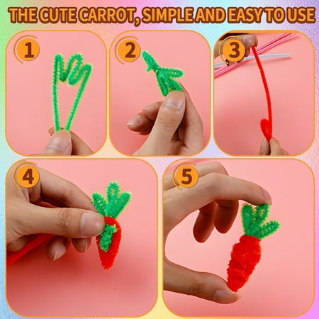 Fabulas Pipe Cleaners for Crafts, 25 Colors for Crafting DIY Arts Projects Decorations