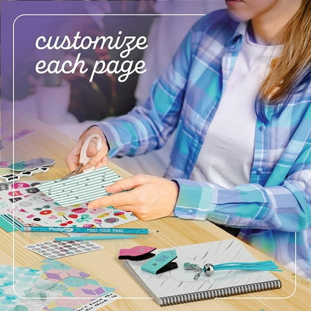 Pretty Me Multicolor Journal Kit - 70 Piece Arts & Craft Kit