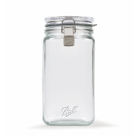 Ball Clear Glass Stackable Food Storage Jar with Lid